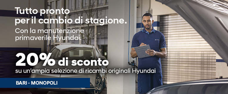 Hyundai Service: promozione ricambi originali!