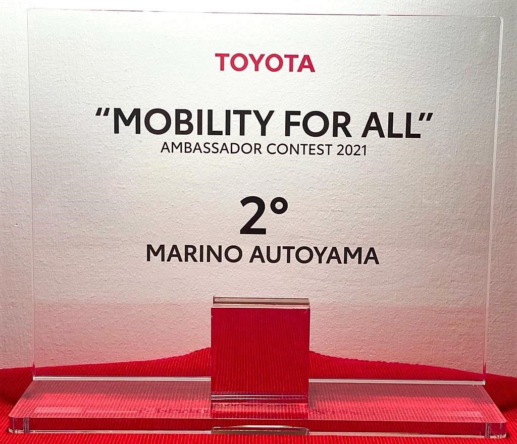 Mobility For All 2021 - 2° miglior progetto Marino Autoyama